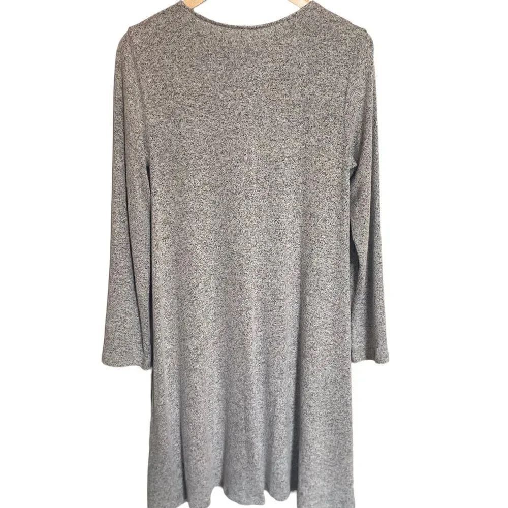 Old Navy Plush Knit Swing Flowy Pullover Dress For Women Size Small Gray - Picture 3 of 4